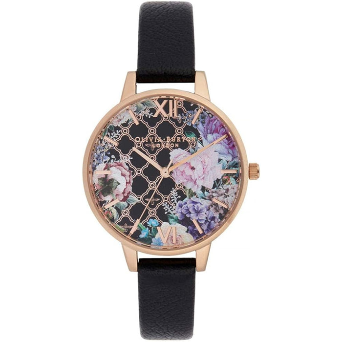 Reloj Olivia Burton OB16GH11 Mujer Analogico Cuarzo con Correa de Piel sintetica