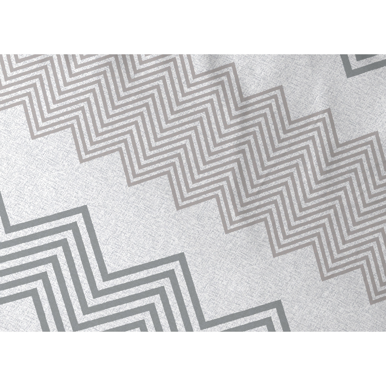 Copripiumino In 100% Cotone Disegno Zig Zag