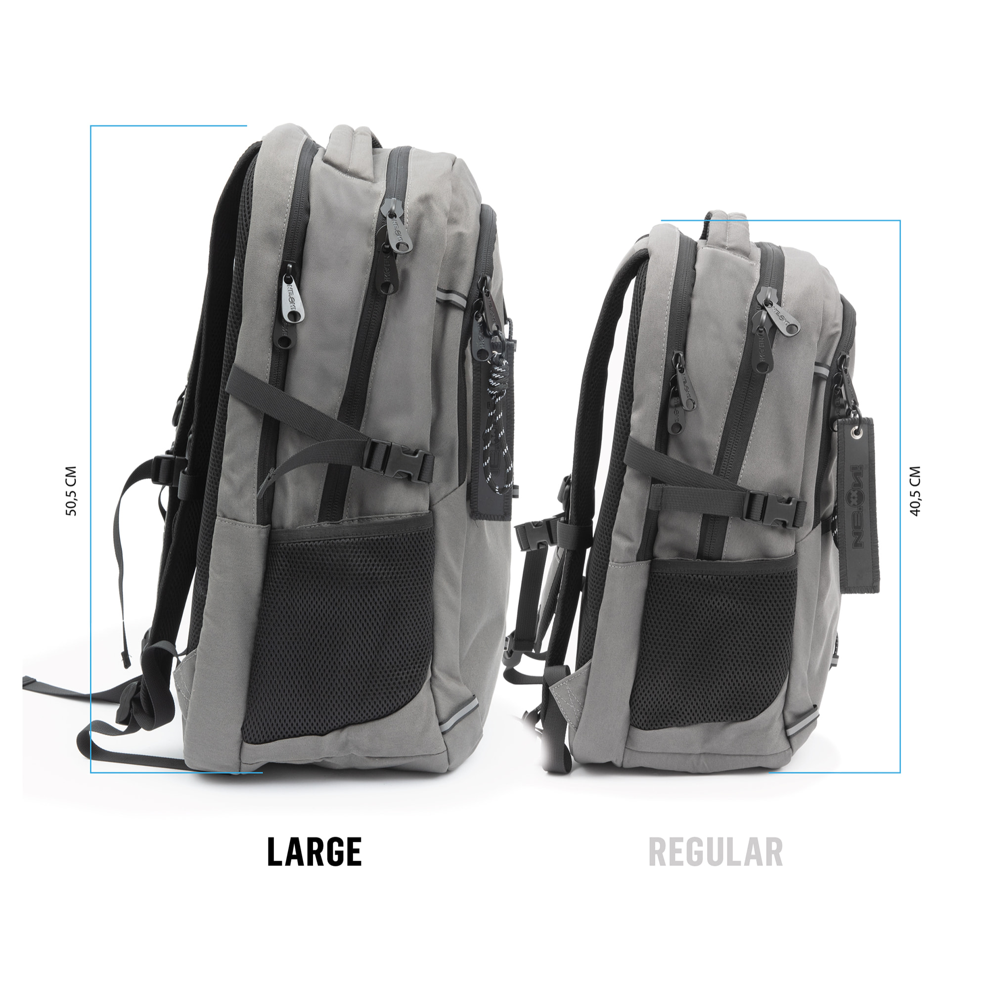 BACKPACK ECO LARGE GRAY