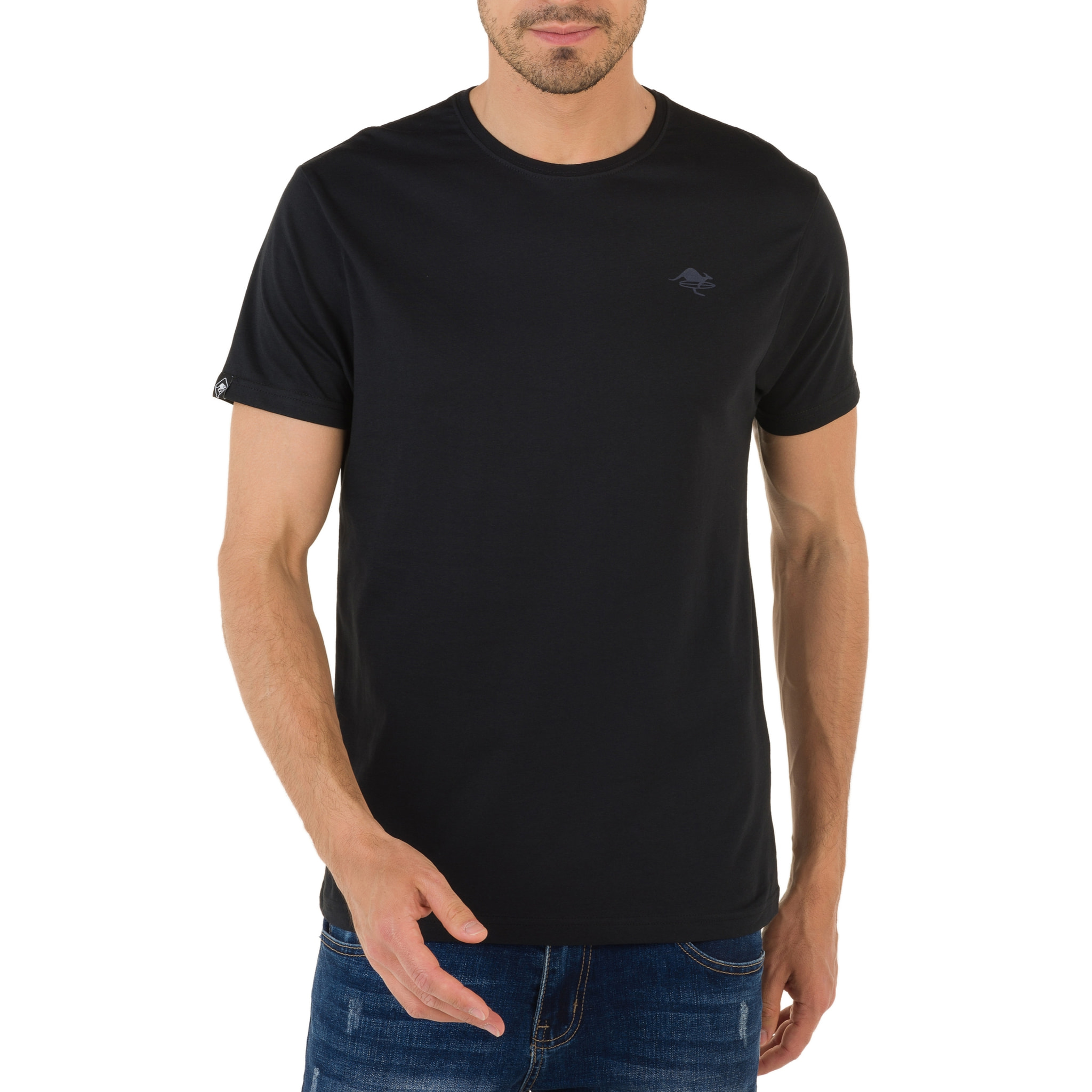 T-shirt in cotone 150 gr Hot Buttered Lizard Colore Nero