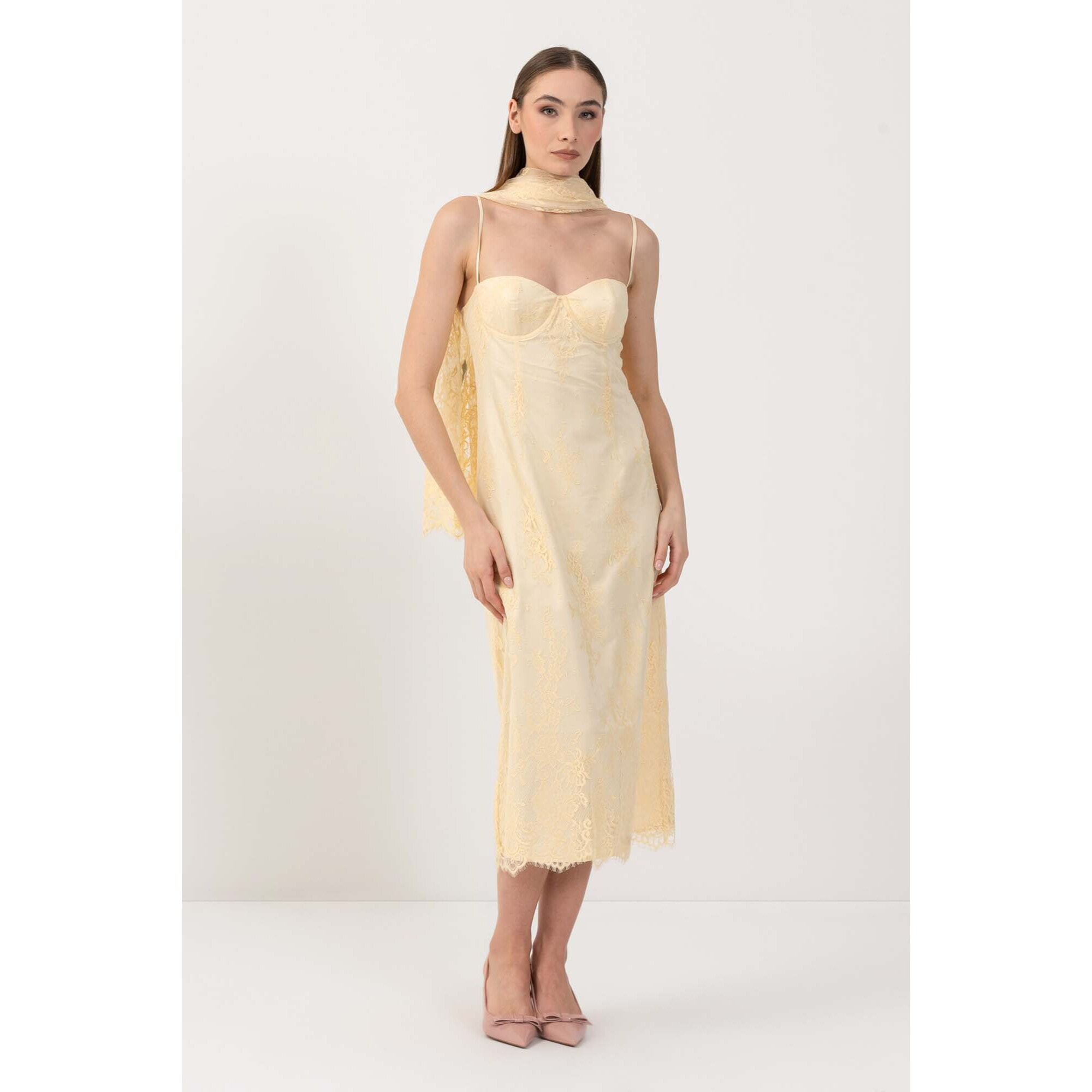 Kocca - Abito sottoveste in pizzo Donna