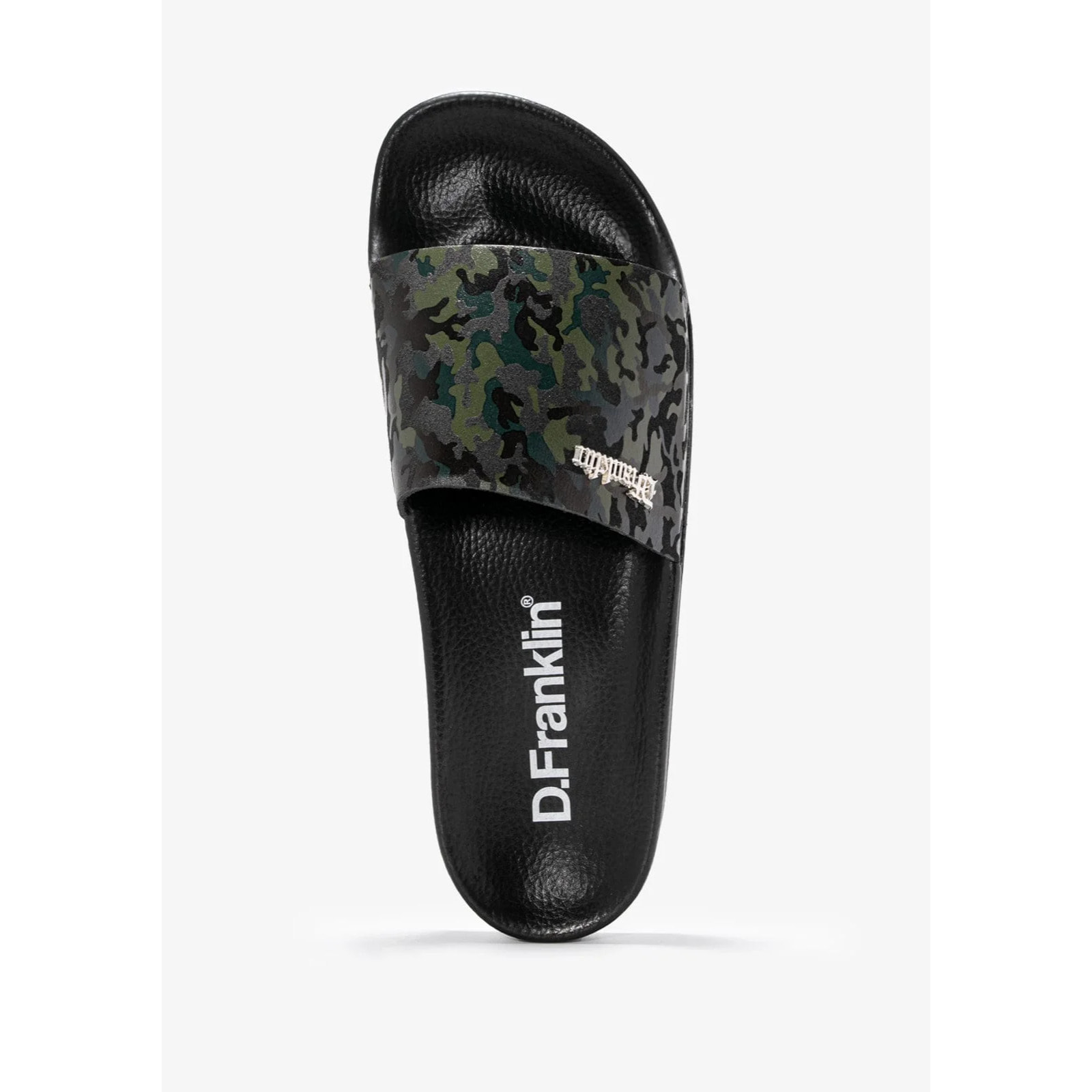 Sandalias Estilo Chancla Pala Slide Camo Khaki D.Franklin