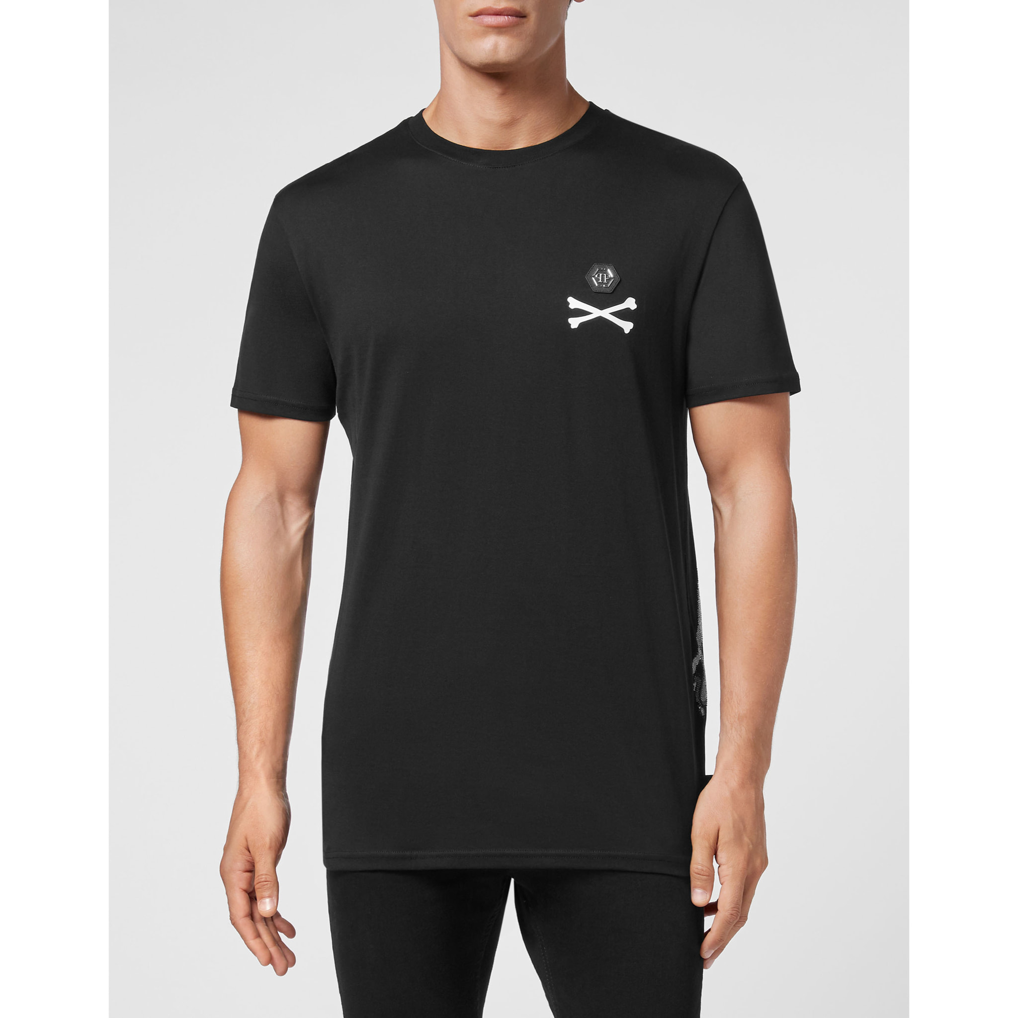PHILIPP PLEIN Maglietta a girocollo SKELETON