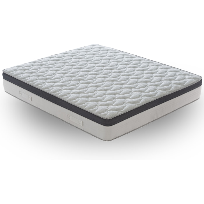 Materasso 150x190 800 molle insacchettate e Memory Foam - Alto 28 cm - 7 cm Memory Foam - 9 Zone di Comfort