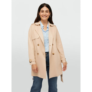 Fiorella Rubino - Trench in tessuto scuba - Beige