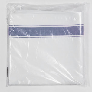 SET 6 STROFINACCI GRECALE 57X90 CM DIS. SPIGA COLORE BLU