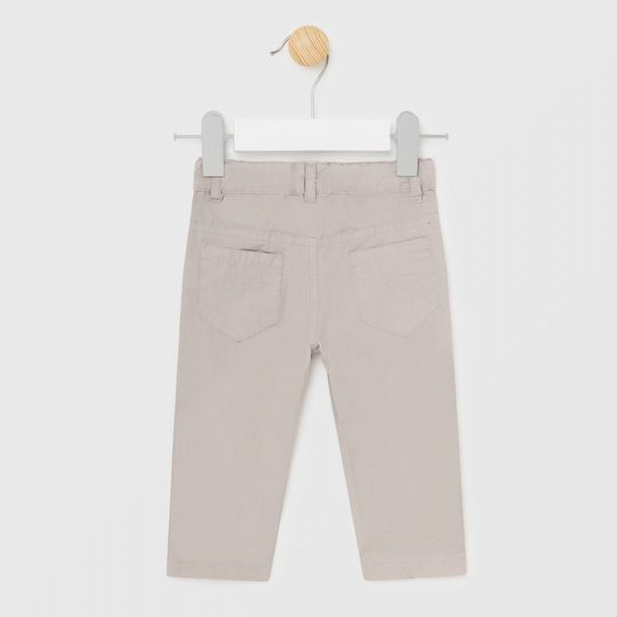 PANTALONE POPELINE PLACCATO BEIGE