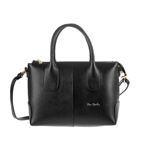 Borsa a mano da donna Made in Italy - Modello Silvana Elite - 100% pelle - 22.0 x 15.0 x 10.0 cm