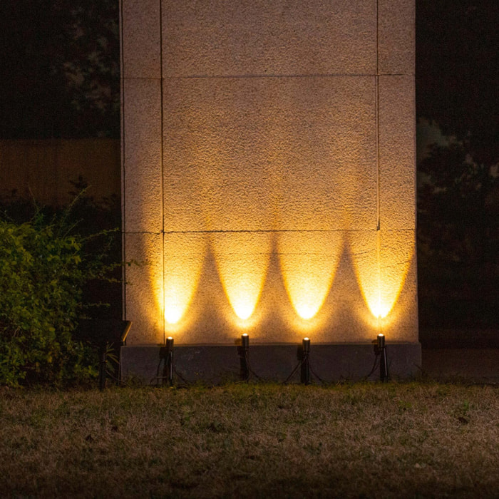 4 Spot solaire connecté MINI ROUNDY 100LM