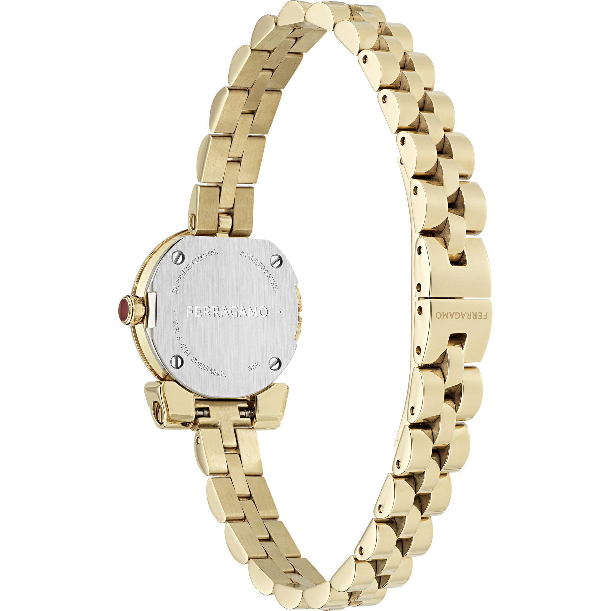 Ferragamo Quartz 2 Hands Watch Kk-Gancino