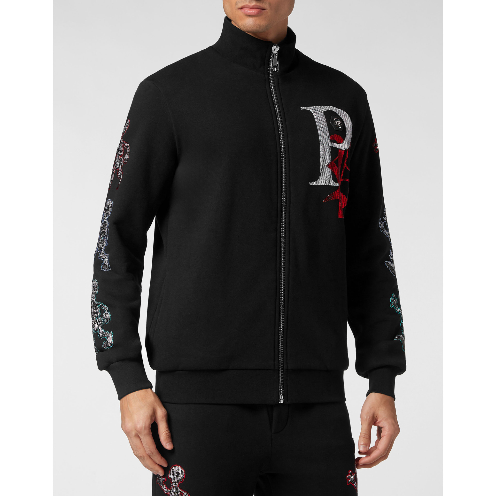PHILIPP PLEIN Tracksuit: Hoodie & Trousers SKELETON