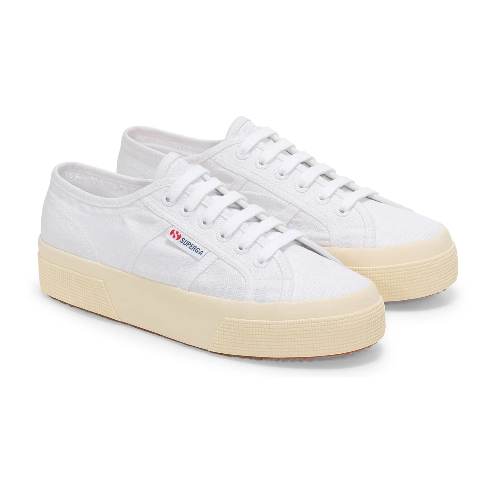 Scarpe da donna Superga Grigio 2740 Platform Linen