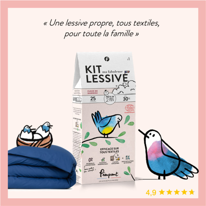 Pimpant - Kit Ma fabuleuse lessive maison