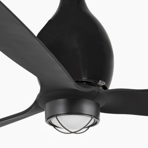 MINI ETERFAN M LED ventilatore da soffitto nero opaco DC