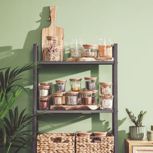Lote de 3 tarros para especias Storing Box Cork - Luminarc