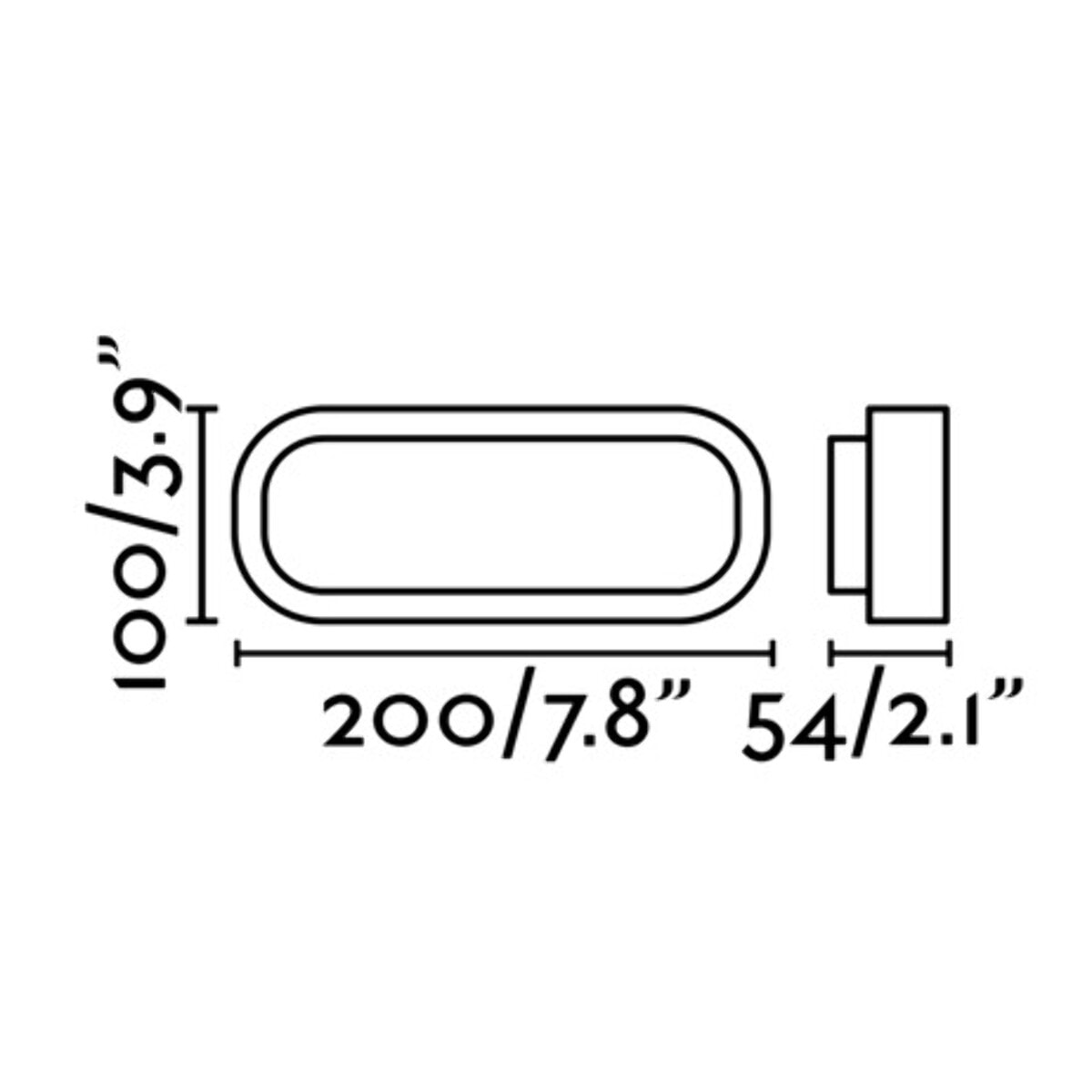 FRED 200 Aplique blanco