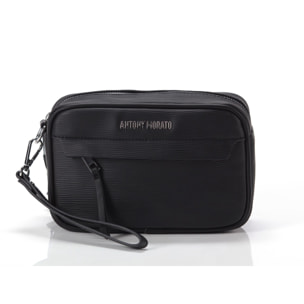 Borse Antony Morato Pouch In Palmellato Nero Nero