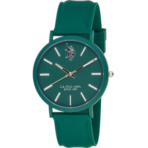 Orologio U.S. Polo Assn. con cinturino in silicone verde