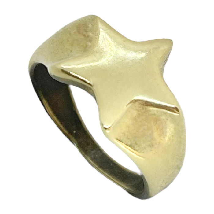 Anillo Estrella Fugaz dorado