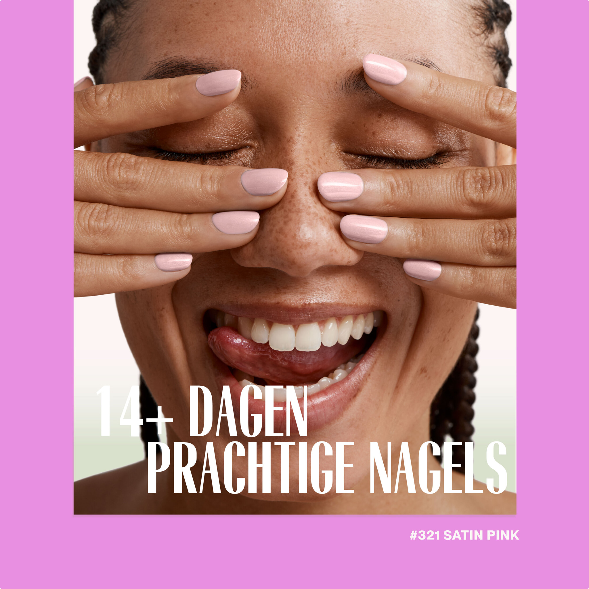 Vernis semi-permanent - 321 Satin Pink - 15 ml