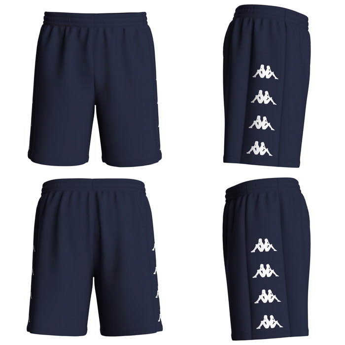 Kappa - Pantaloni Corti Uomo Blu - Kappa4Football Durchet