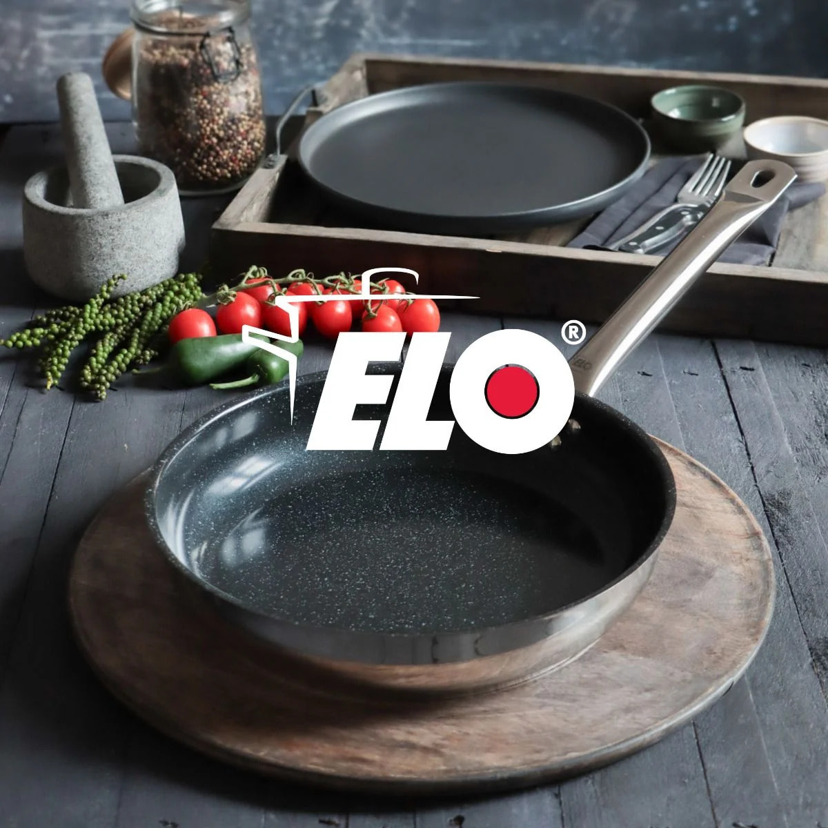 Poêle céramique sans PFAS Elo Profi Therm Platinum