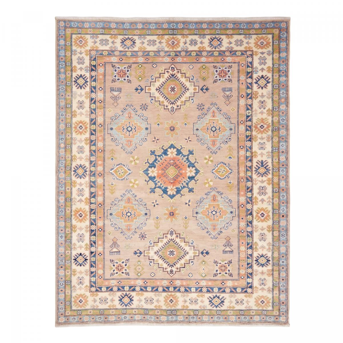 Tapis salon au motif géométrique, noué à la main, INEVOJI