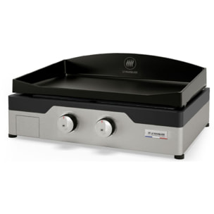 Plancha gaz LE MARQUIER Signature Allure 260 Duo 2 brûleurs à poser, 60x40 cm