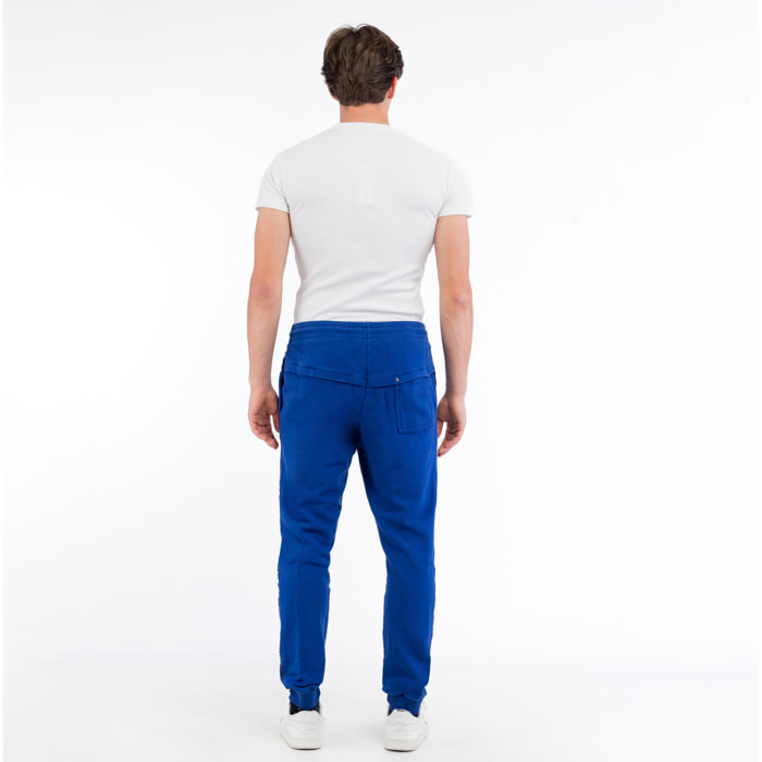 BIKKEMBERGS pantalone uomo clematis blue
