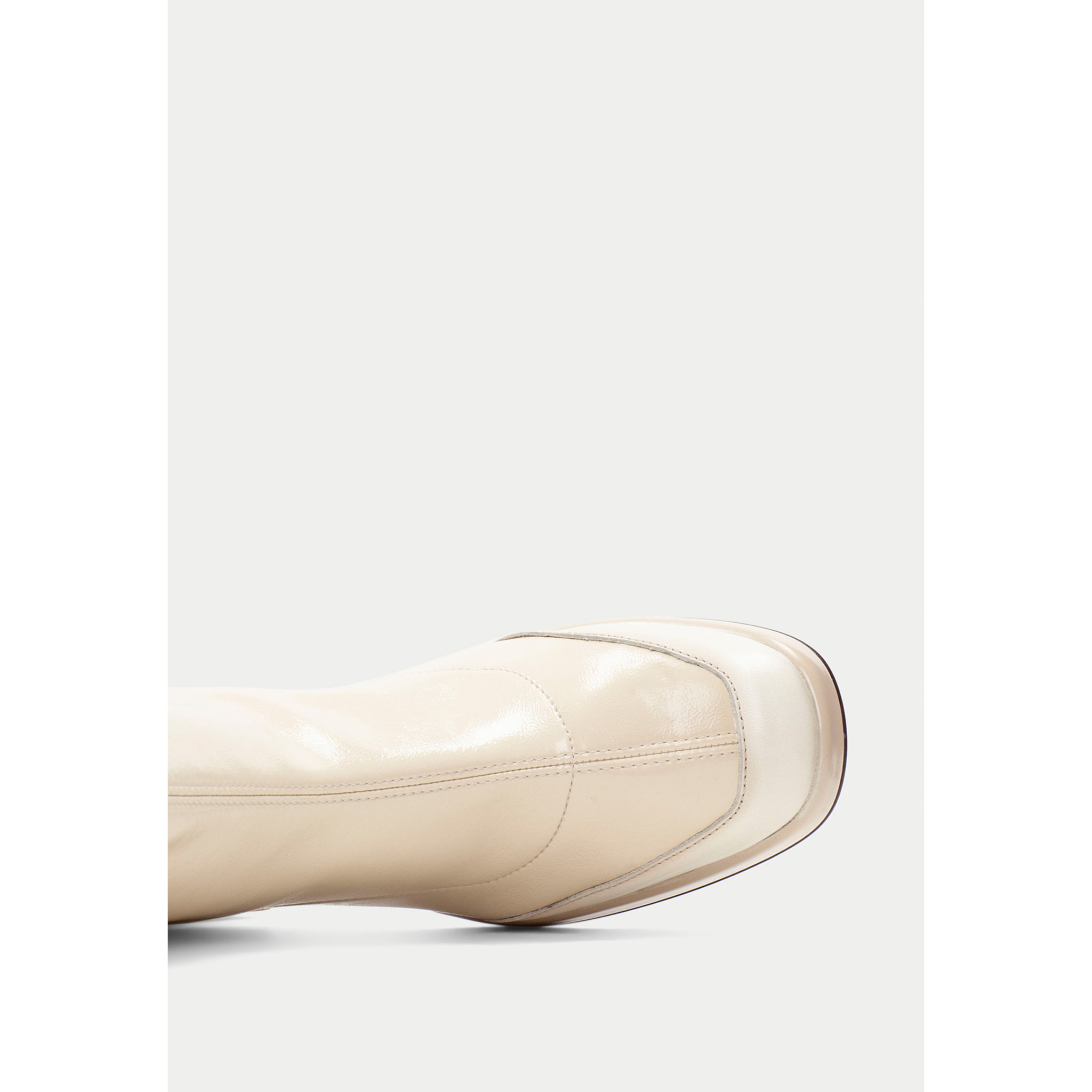 Botin Tokio Marfil 7 cm