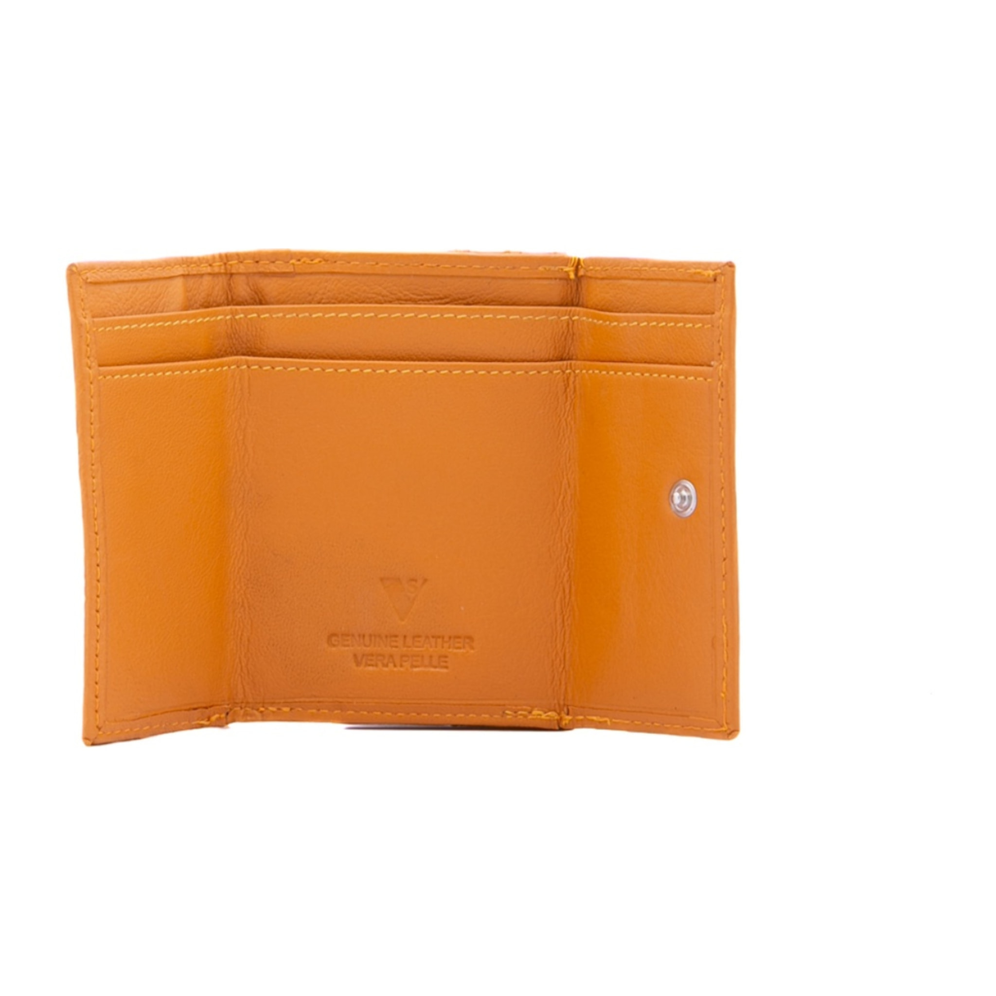 Portafoglio donna - Modello False - Ecopelle e poliestere - 10.0 x 7.5 x 2.0 cm