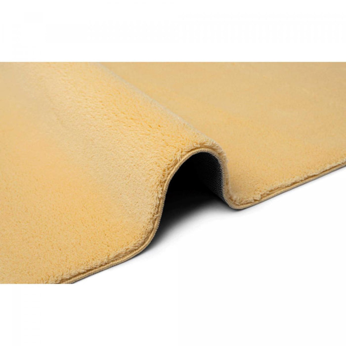 Tapis salon MITA, soft et soyeux, tapis uni à l'aspect Shaggy