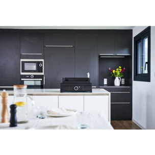 Plancha électrique FORGE ADOUR Modern E 45 A N fonte émaillée à poser, 43.5x42 cm