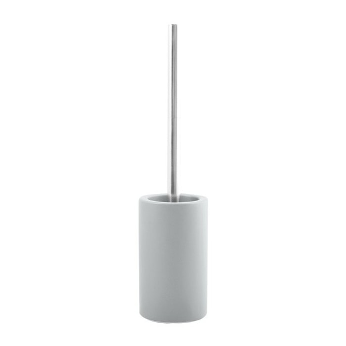 Brosse wc avec support Céramique TUBE-MATT Gris Clair Spirella