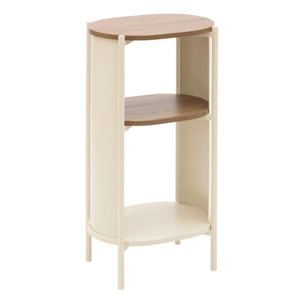 Étagère de salle de bain Argileo 40x74,5cm 3 niveaux blanc