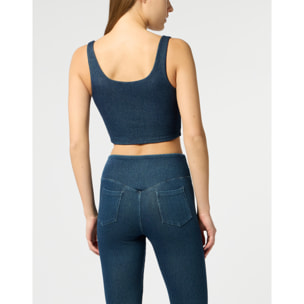 PLEIN SPORT Top Denim Touch PS
