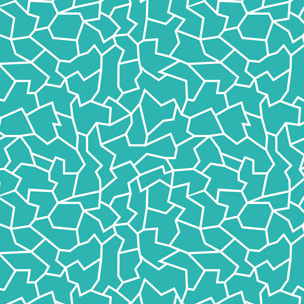 Papier peint, puzzle Turquoise