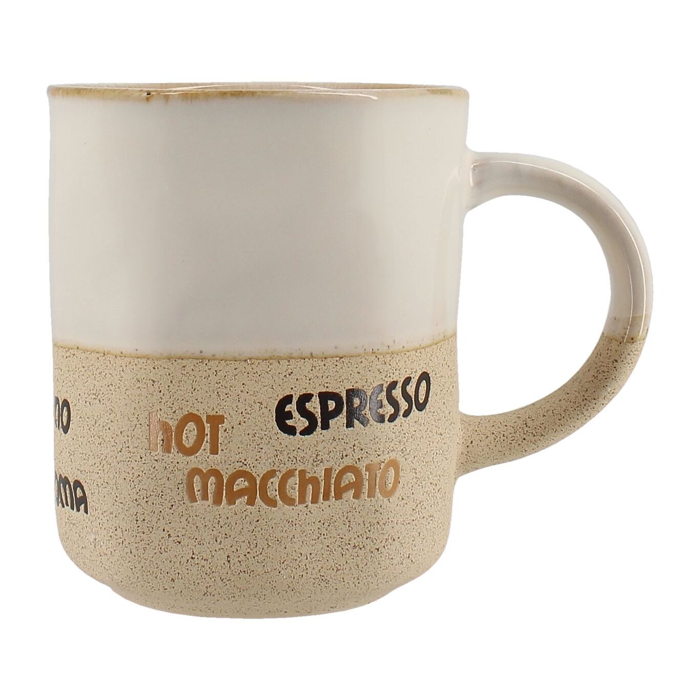 Lot de 6 tasses assorties macchiato 34cl MACCHIATO