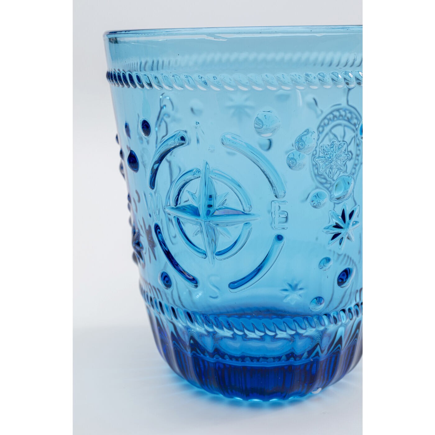 Verres à eau Greece bleus set de 6 Kare Design