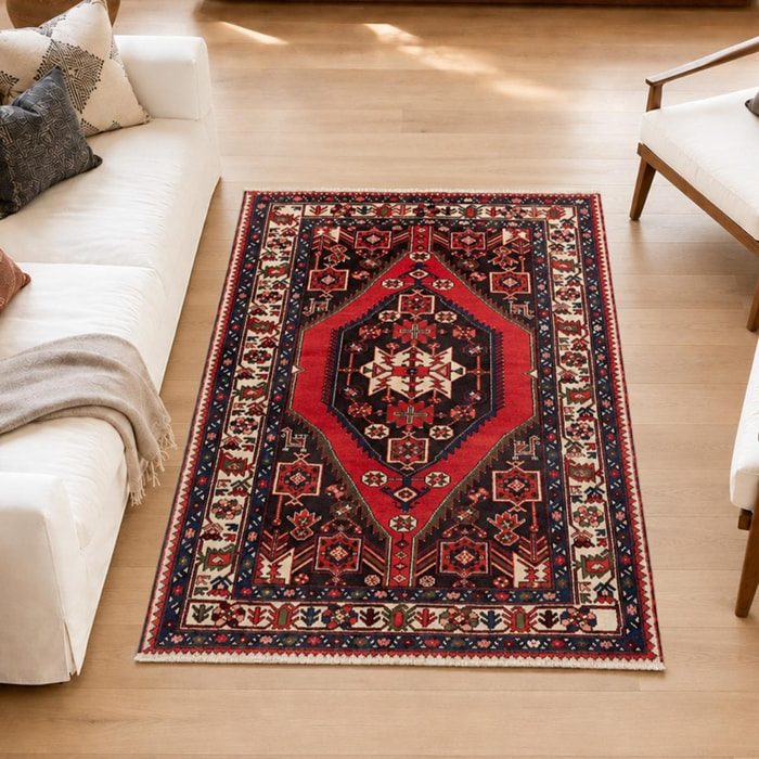 Tapis d'orient oriental, noué main en laine, ENIZ