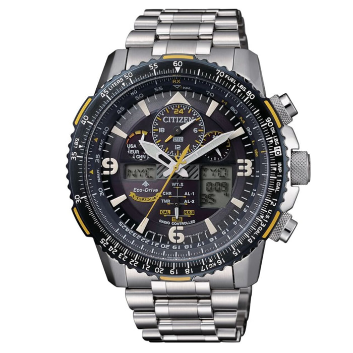 Reloj Citizen JY8078-52L Hombre Analogico/digital Solar con Correa de Acero inoxidable