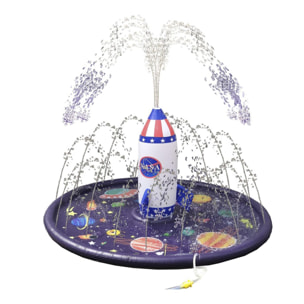 Fontana a razzo gonfiabile Splash Pad. 170x80 cm