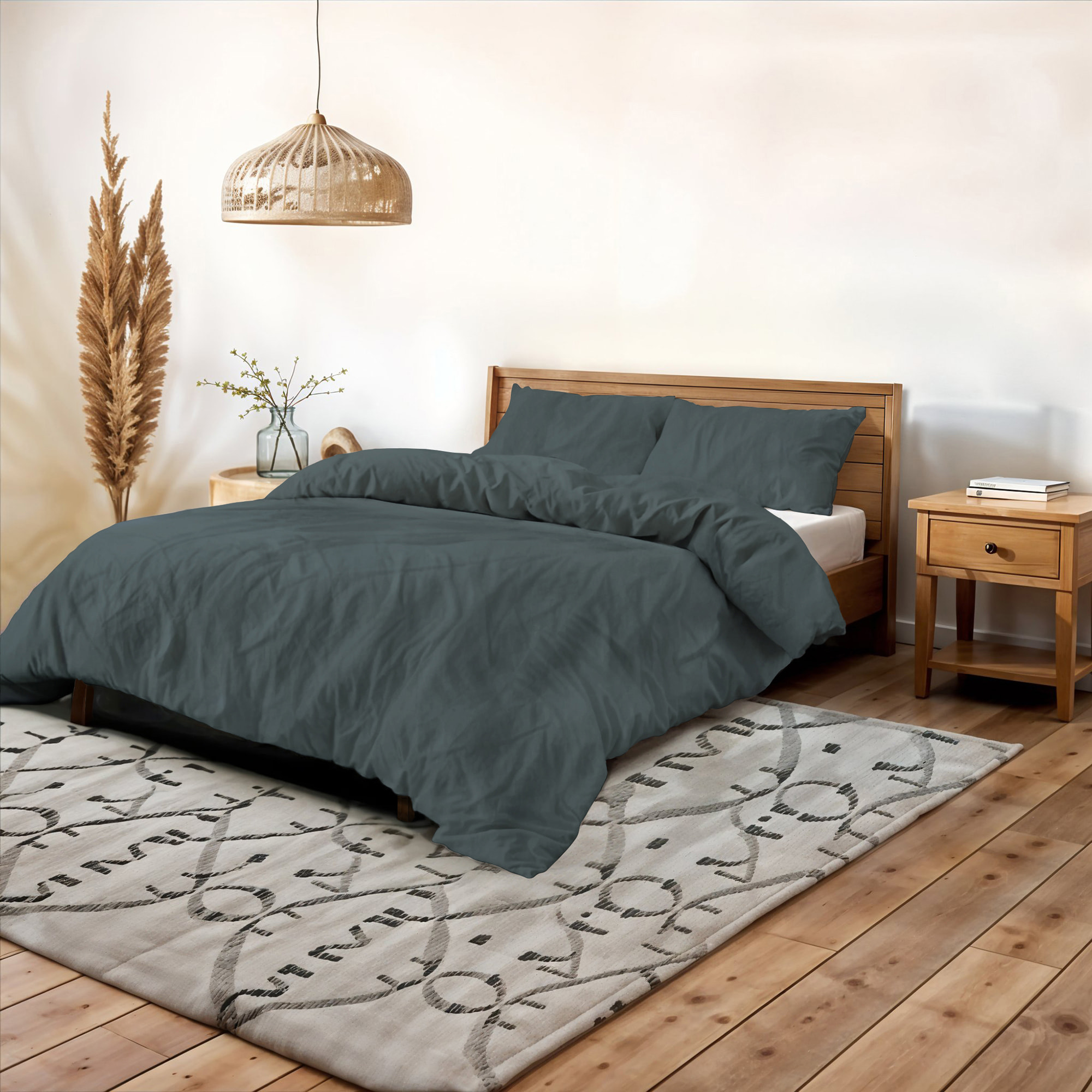 PARURE COPRIPIUMINO WATER WASHED MATRIMONIALE