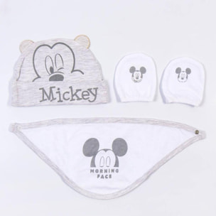 Kit Regalo benvenuto al mondo Mickey Mouse Lui Disney Bianco