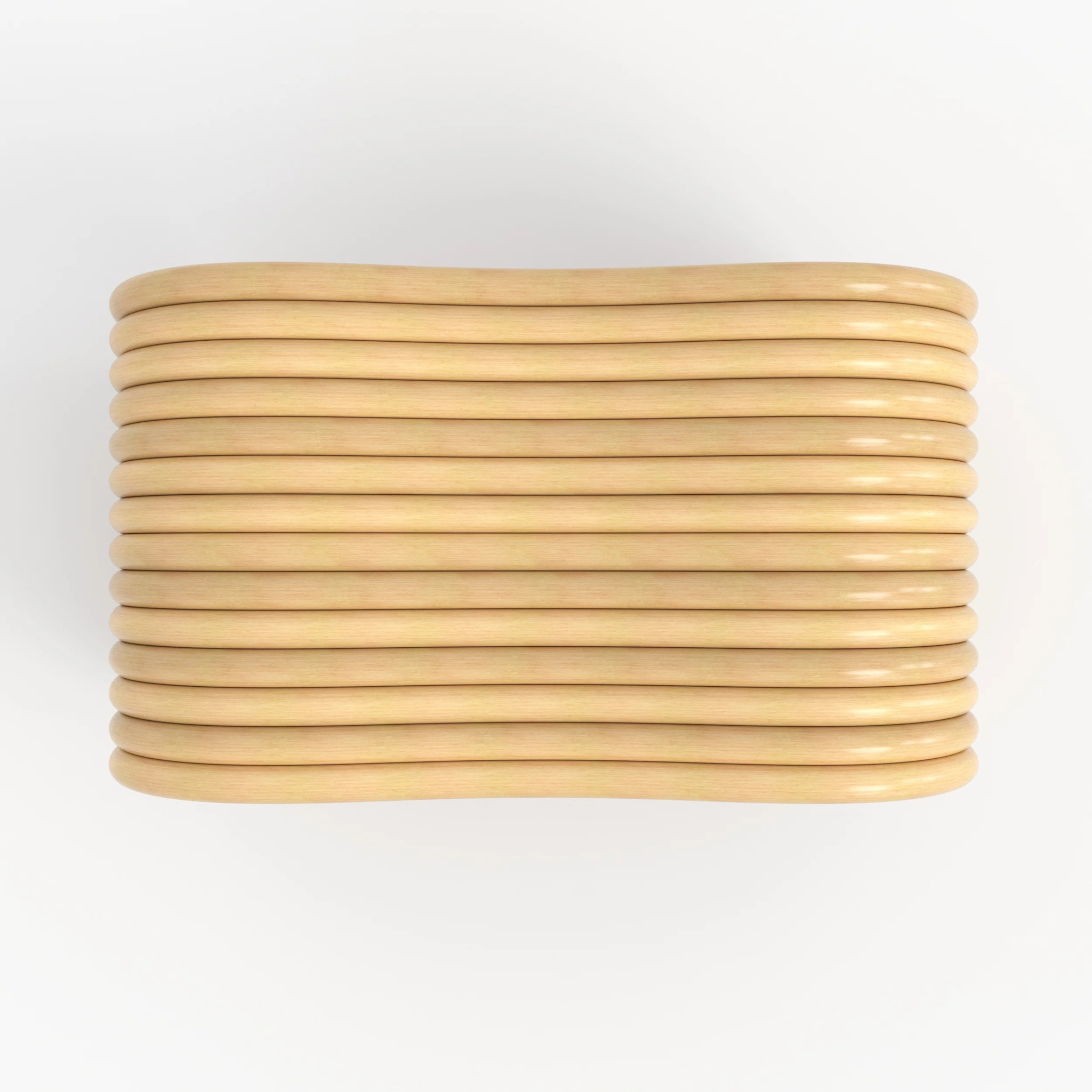 Tabouret en rotin - Wave