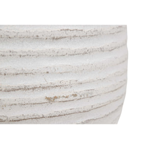 Macetero Ceramica Blanco 39x39x38 Cm
