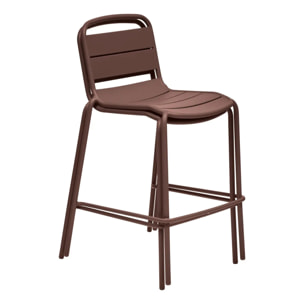 Chaise haute de jardin Alegoria empilable acajou