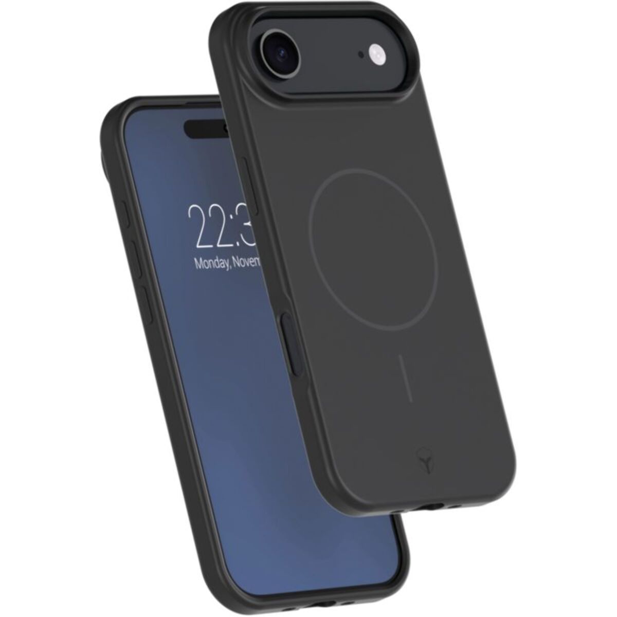 Coque FORCE CASE iPhone Air silicone MagSafe noir