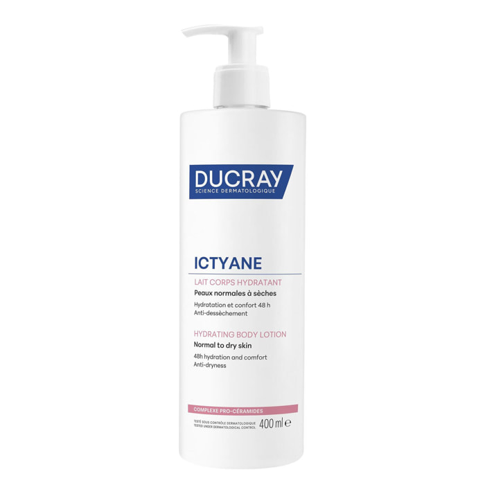 Ictyane - Lait Corps Hydratant Lait pour les Peaux Normales à Sèches 400 ml