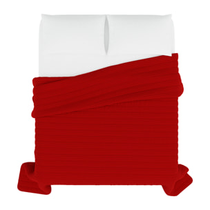 TRAPUNTINO ESTIVO 100gr SATIN STRIPES, Raso di Poliestere, Made in Italy - ROSSO
